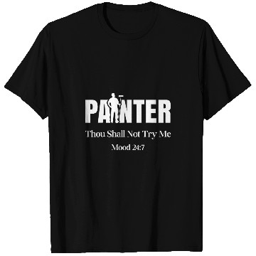 Discover House Painter Decorator Bible Quote Painter Thou Shall Not T-Shirts