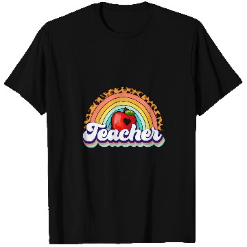 Discover Teacher Boho Rainbow Teacher Student Back To School T-Shirts