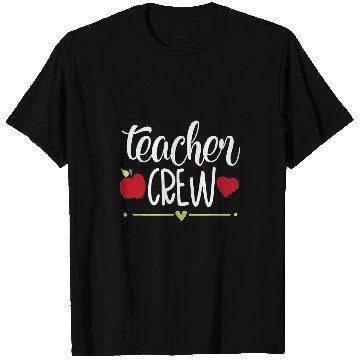 Discover Teacher crew cute teaching school student apple gift tee T-Shirts