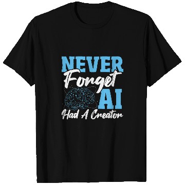 Discover Robot AI Computer Scientist AI Machine Learning Illustrated T-Shirts