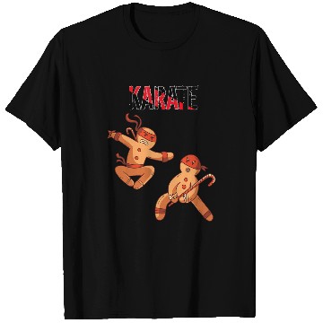 Discover Karate Ninja Christmas Gingerbread T-Shirts