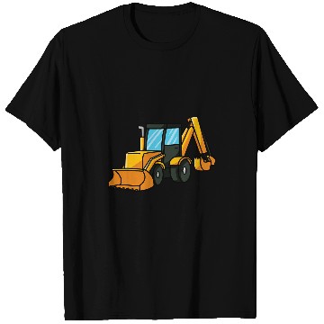 Discover Digger construction site machine vehicle Construction toy T-Shirts