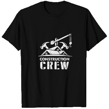 Discover Construction Crew Highway Worker Road Safety Jobsite 3 T-Shirts