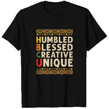 Discover HBCU Humbled Blessed Creative Black College Student T-Shirts