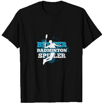 Discover Badminton Birdies Shuttlecock Training T-Shirts