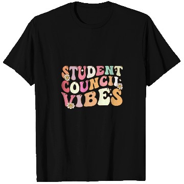 Discover Retro Groovy Teacher Student Council Vibes T-Shirts