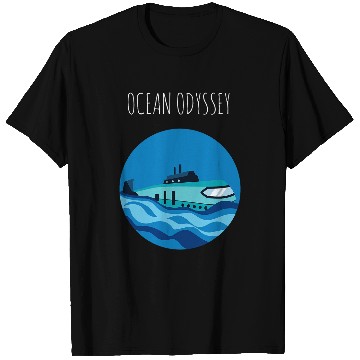Discover Ocean Odyssey Cool Retro Submarines Designs Present T-Shirts