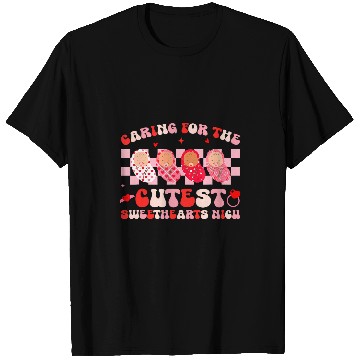 Discover Caring For Cutest Sweethearts Nicu nurses Valentines Day T-Shirts