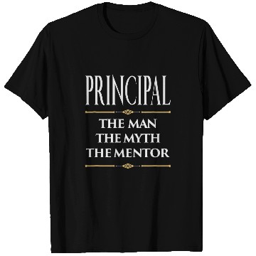 Discover Mens Principal Man Myth Mentor School Group Men Student T-Shirts