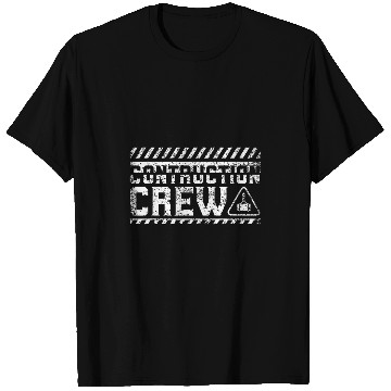Discover Construction Crew Job Worker Site Zone T-Shirts