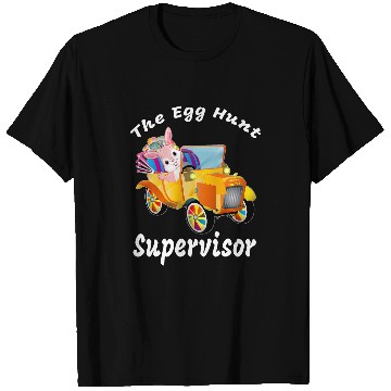 Discover Egg Hunt Supervisor Egg Hunt Easter Day Hunt Easter Bunny 4 T-Shirts