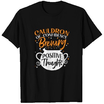 Discover Mental Health Brewing Positive Thoughts Halloween T-Shirts