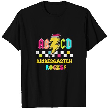 Discover Kindergarten ABCD Rocks Teacher Student Back to School T-Shirts