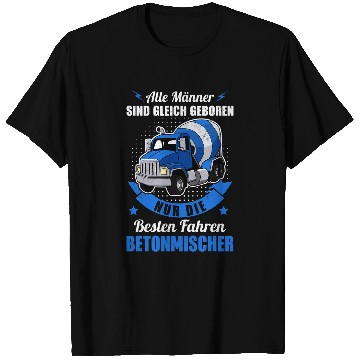 Discover Concrete mixer construction building construction worker 9 T-Shirts