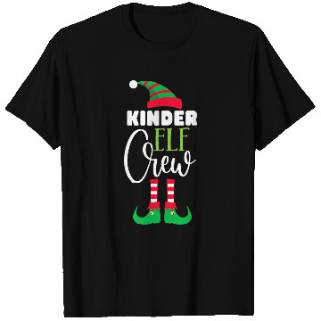 Discover Kinder Elf Crew Christmas Matching PJs Teacher Student T-Shirts