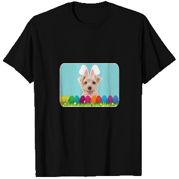 Discover Norfolk Terrier w Bunny Ears T-Shirts