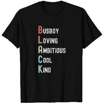 Discover African American Busboy Restaurant Worker T-Shirts