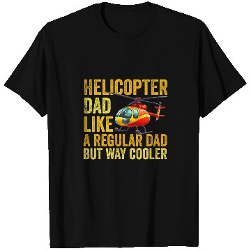 Discover Helicopter Pilot Dad Flight Mechanic Fathers Day T-Shirts