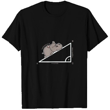 Discover Hyppotenuse Pythagoras Student Teacher Math Teacher Design T-Shirts