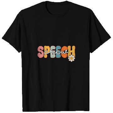 Discover Retro Speech Crew Pathologist SLP Groovy T-Shirts