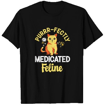 Discover Funny Pharmacist Cat Lady Pharmacy Technician Kitten Lover 2 T-Shirts