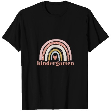 Discover Kindergarten Teacher Student Cute Rainbow Back to School T-Shirts