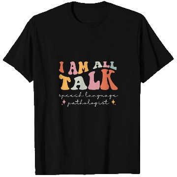 Discover Retro Speech Language Pathologist Groovy Speech Therapy SLP 2 T-Shirts