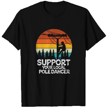 Discover American Lineman Powerline Worker 10 T-Shirts