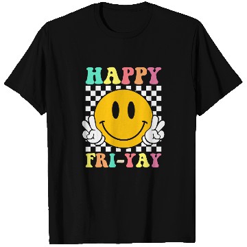 Discover Happy FriYay Funny Teacher Friday Weekend School T-Shirts