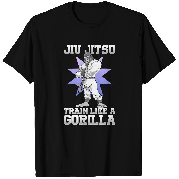 Discover Jiu Jitsu Train Like A Gorilla Karate Martial Arts T-Shirts