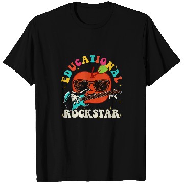 Discover Educational Rockstars Teacher Squad Back To School T-Shirts