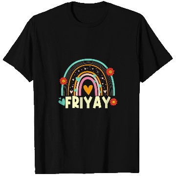 Discover Happy FriYay Friday Lovers Fun Teacher Rainbow T-Shirts