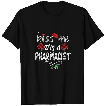 Discover Me Im A Pharmacist Shamrock St Patricks T-Shirts