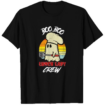 Discover Halloween Lunch Lady Costume Funny School Cafeteria Worker T-Shirts