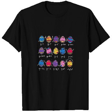 Discover Funny Operations Quiz Math Teacher Student Eggs Cute Easter T-Shirts