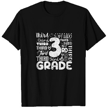 Discover Tie Dye 3rd Grade Typography Team Third Grade Teacher T-Shirts