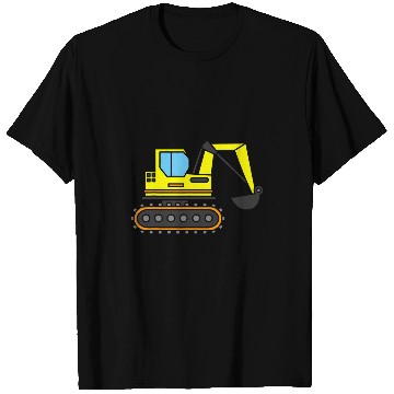 Discover Construction Site Gift Idea Construction Crawler Excavator T-Shirts