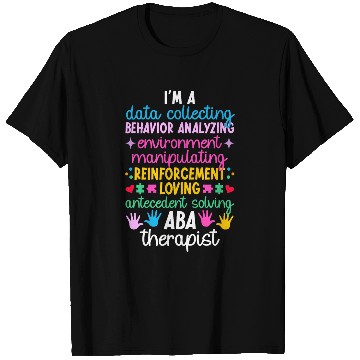 Discover ABA Therapist Definition Applied Behavior Analysis T-Shirts