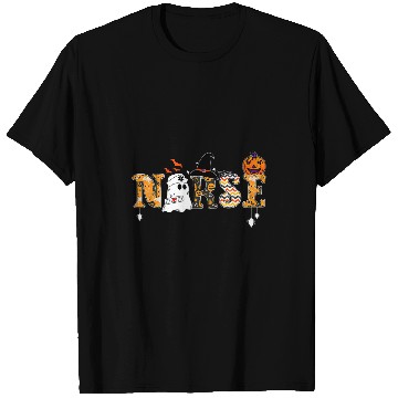 Discover Halloween nurses Nursing Cute Health Worker Halloween Pattern 16 T-Shirts