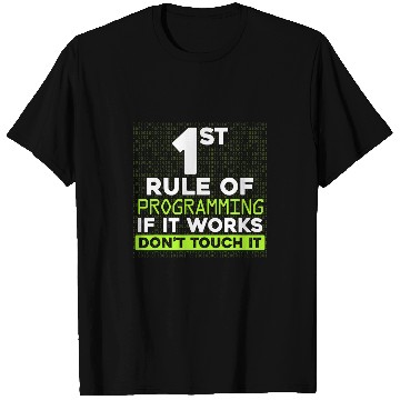 Discover Rule Of Computer Programmer Programming Expert Graphic T-Shirts