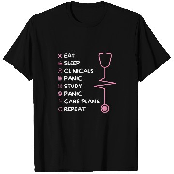 Discover Funny Nursing Student nurses Idea Daily Tasks nurses Life T-Shirts