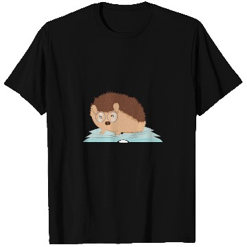 Discover Hedgehog Funny Adorable Book Nerd Bookworm Student T-Shirts