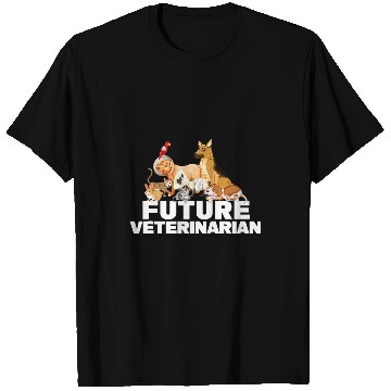 Discover Future Veterinarian Veterinary Assistant Graduation Party T-Shirts