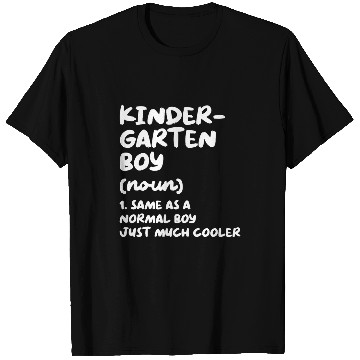 Discover Kindergarten Boy Definition Funny Back To School Student T-Shirts