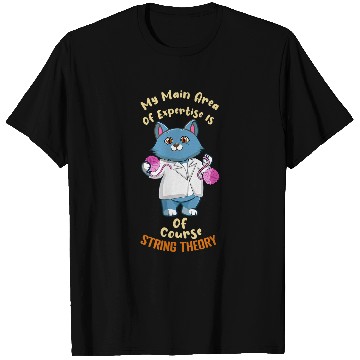 Discover Cat Owner Yarn Lover Future Physicist Physics Student T-Shirts