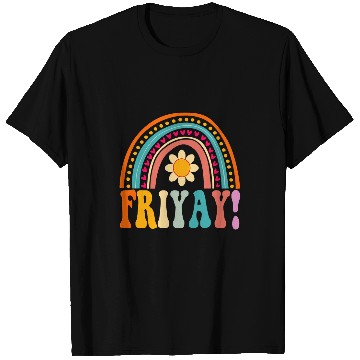 Discover Happy FriYay Friday Lovers Teacher Rainbow FriYay Weekend T-Shirts
