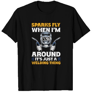 Discover Heat Metal Fabricator Weld Welding T-Shirts