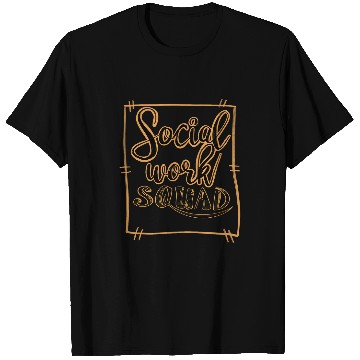 Discover Cool Social Work Squad Funny Humanitarian Team Worker Gift 2 T-Shirts