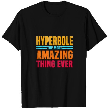 Discover English Teacher Grammar Hyperbole Professor Writer Editor T-Shirts