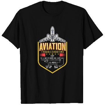 Discover Funny Pilot Aviation Aircraft Mechanic Flight Instructor T-Shirts